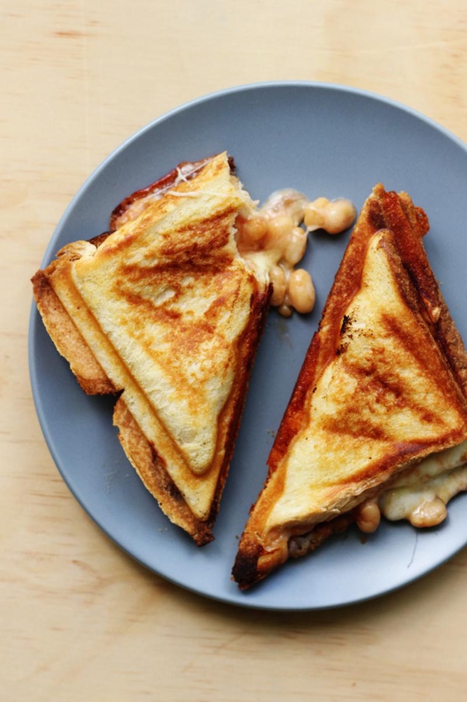 Baked Bean Jaffles // I Ate That The Sugar Hit