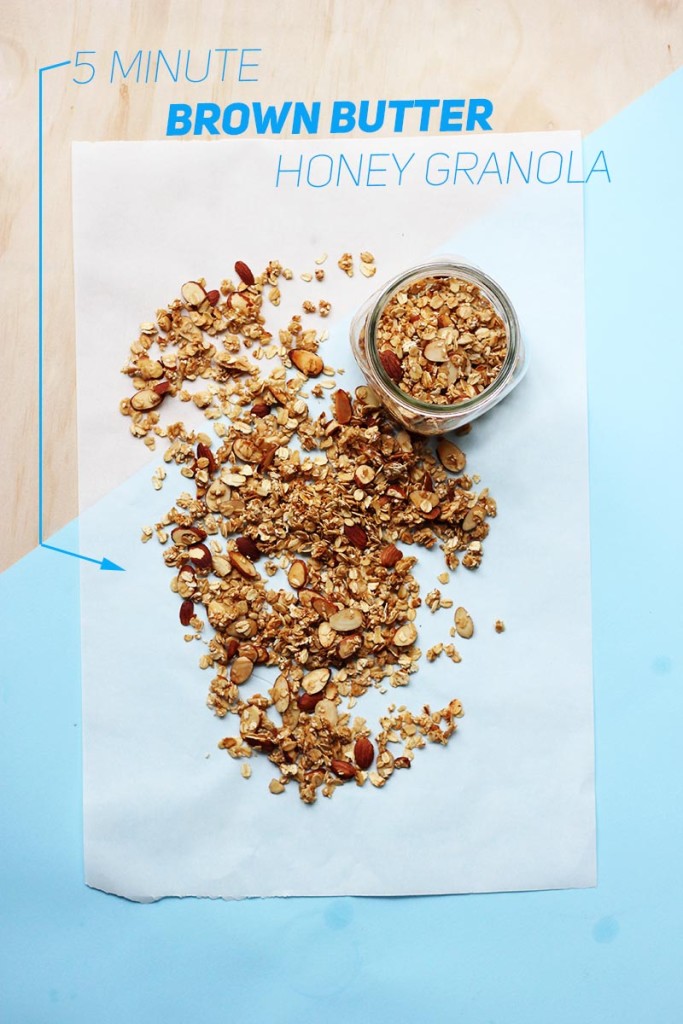 5 Minute Brown Butter Honey Granola The Sugar Hit