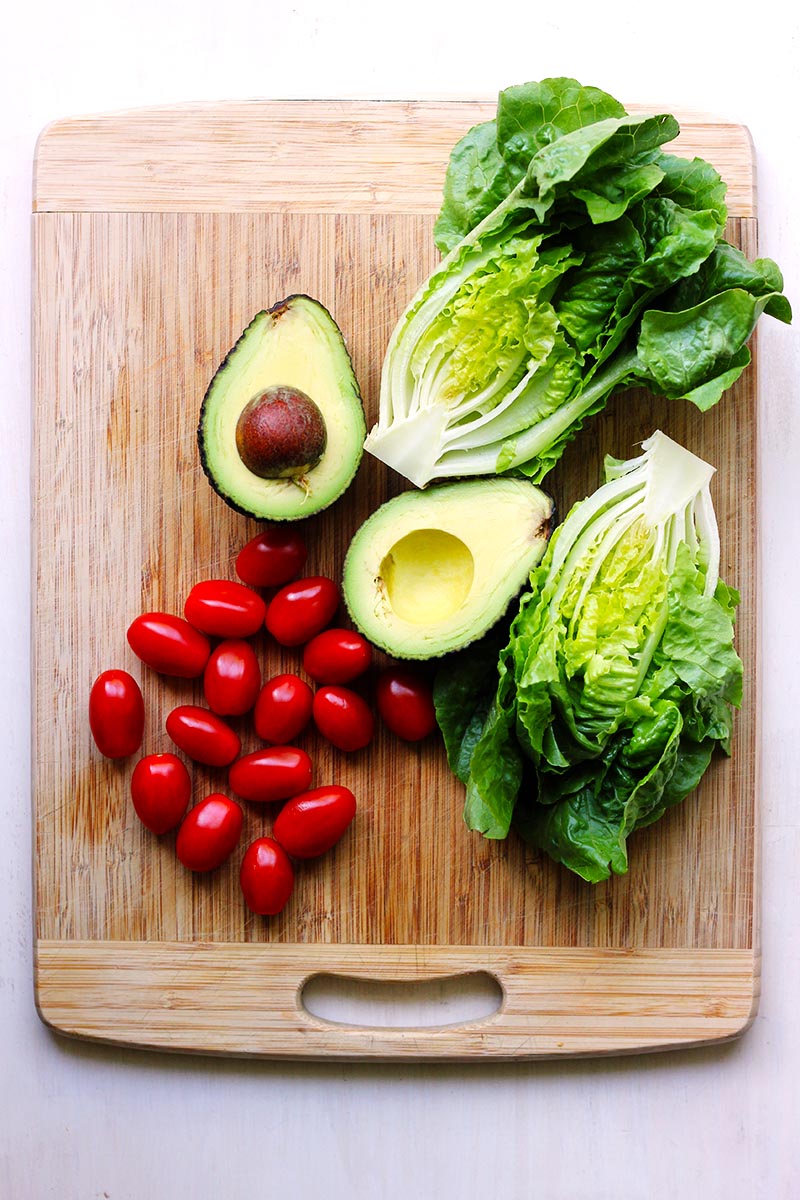 BLAT Salad with Taco Bacon // The Sugar Hit