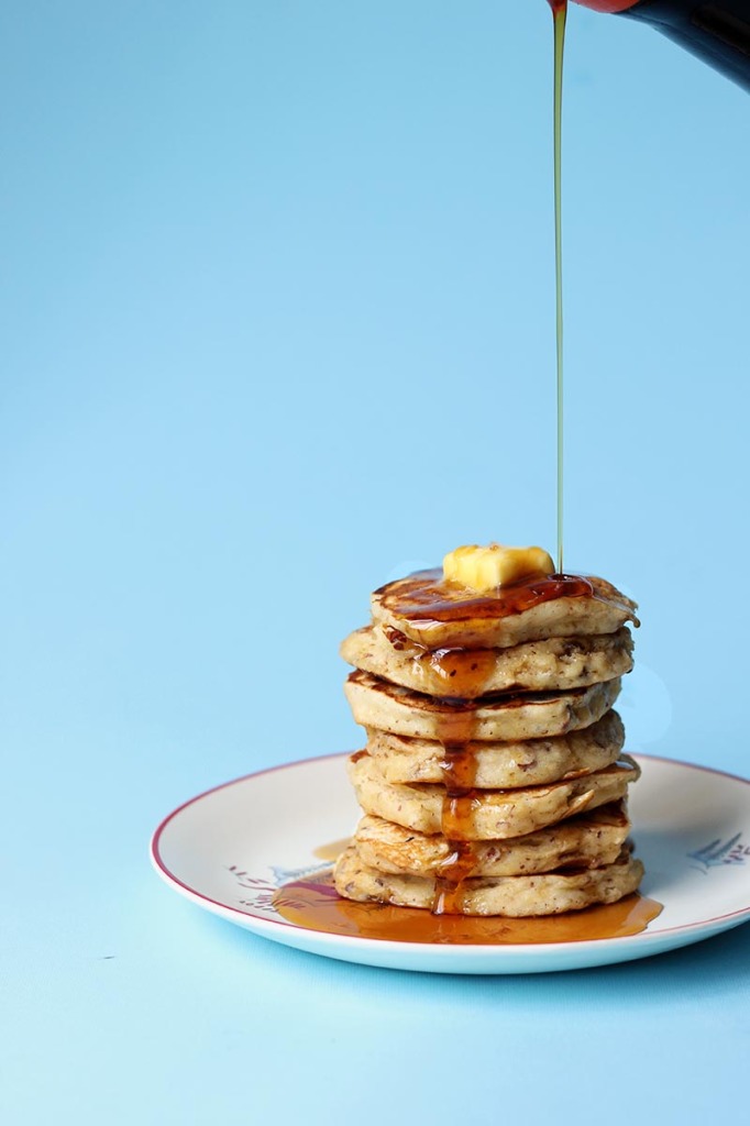 Hazelnut & Oat Pancakes The Sugar Hit