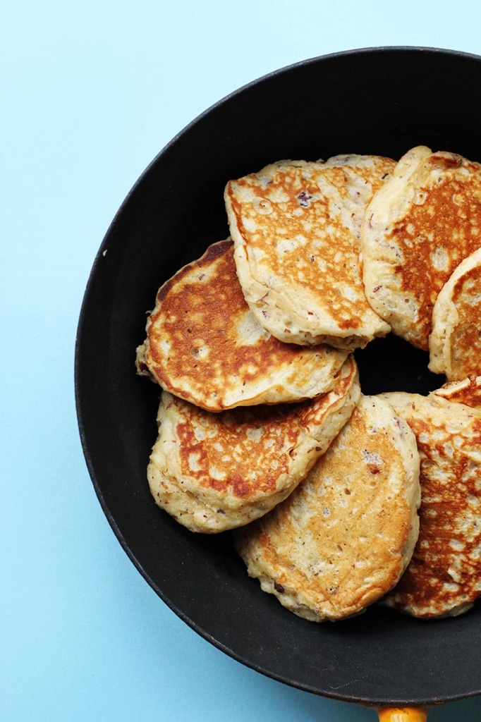 Hazelnut & Oat Pancakes The Sugar Hit