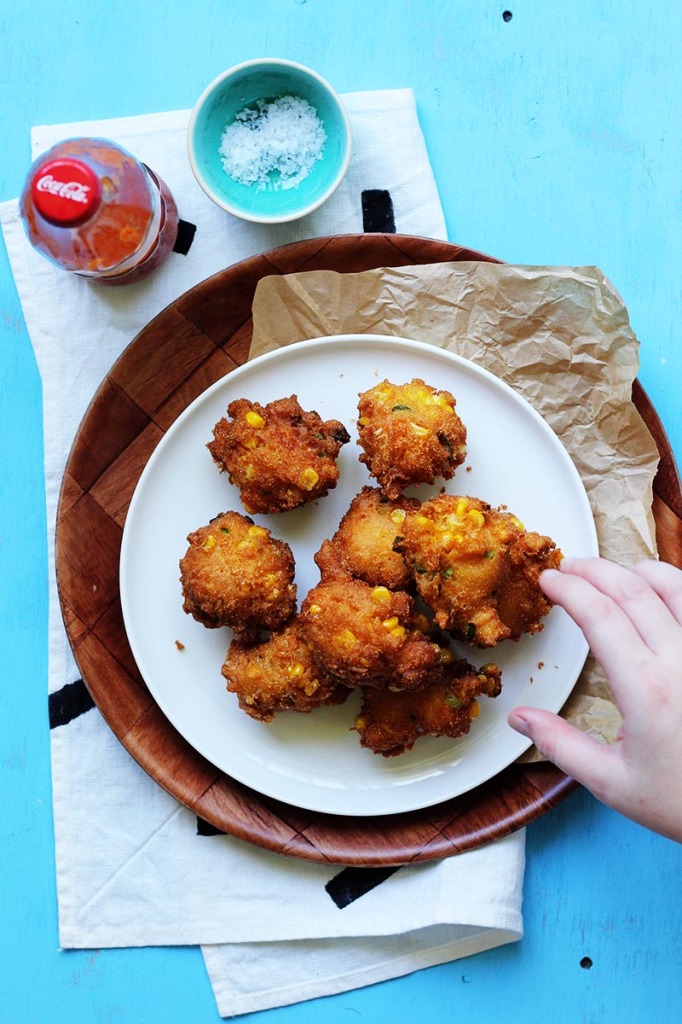 Hush Puppies with Corn and Scallions! The Sugar Hit