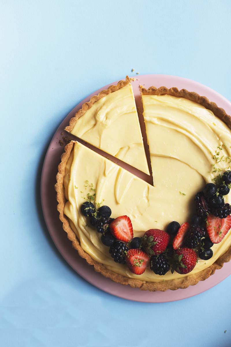 THE BEST Lemon Lime Cream Tart // The Sugar Hit