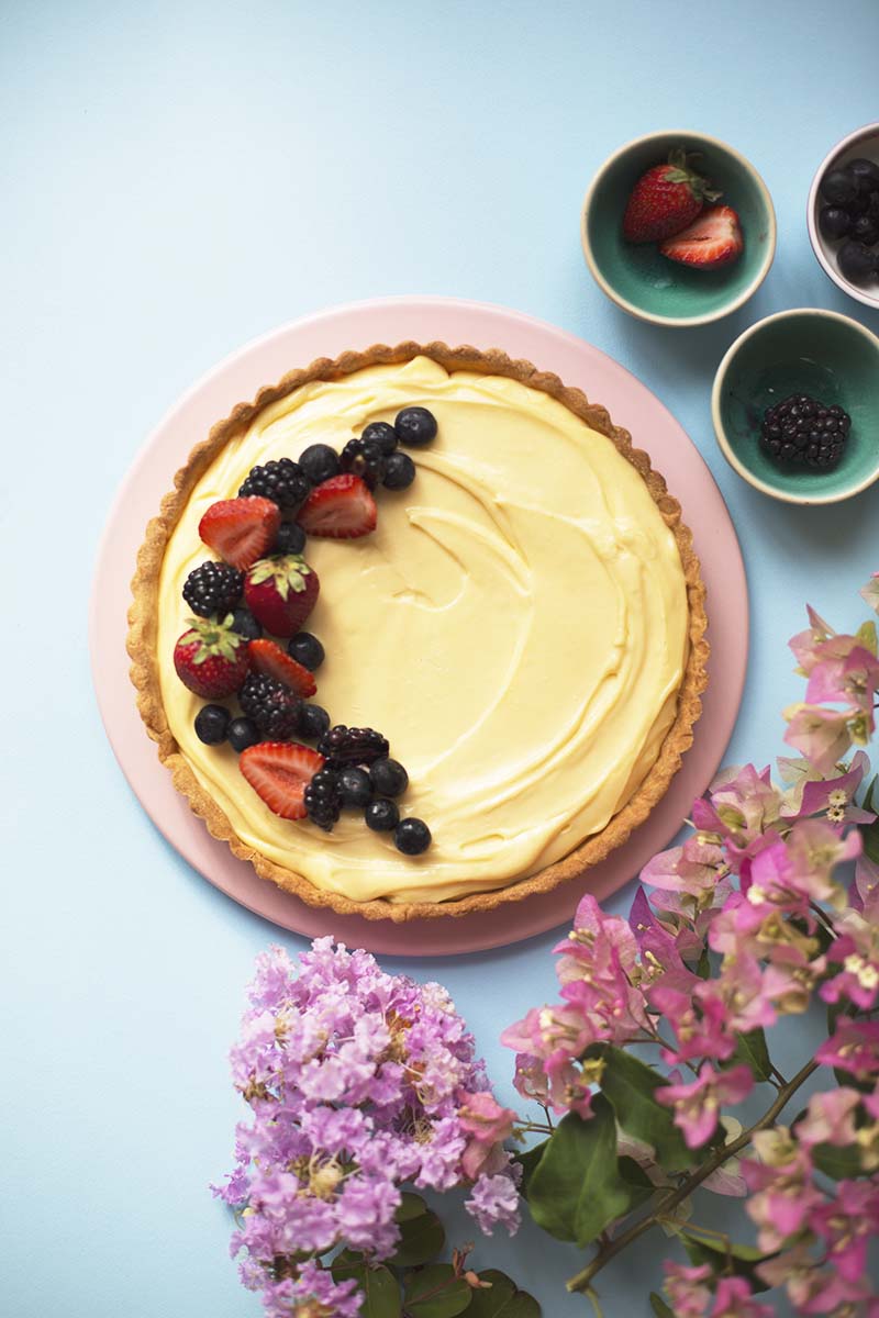 THE BEST Lemon Lime Cream Tart // The Sugar Hit