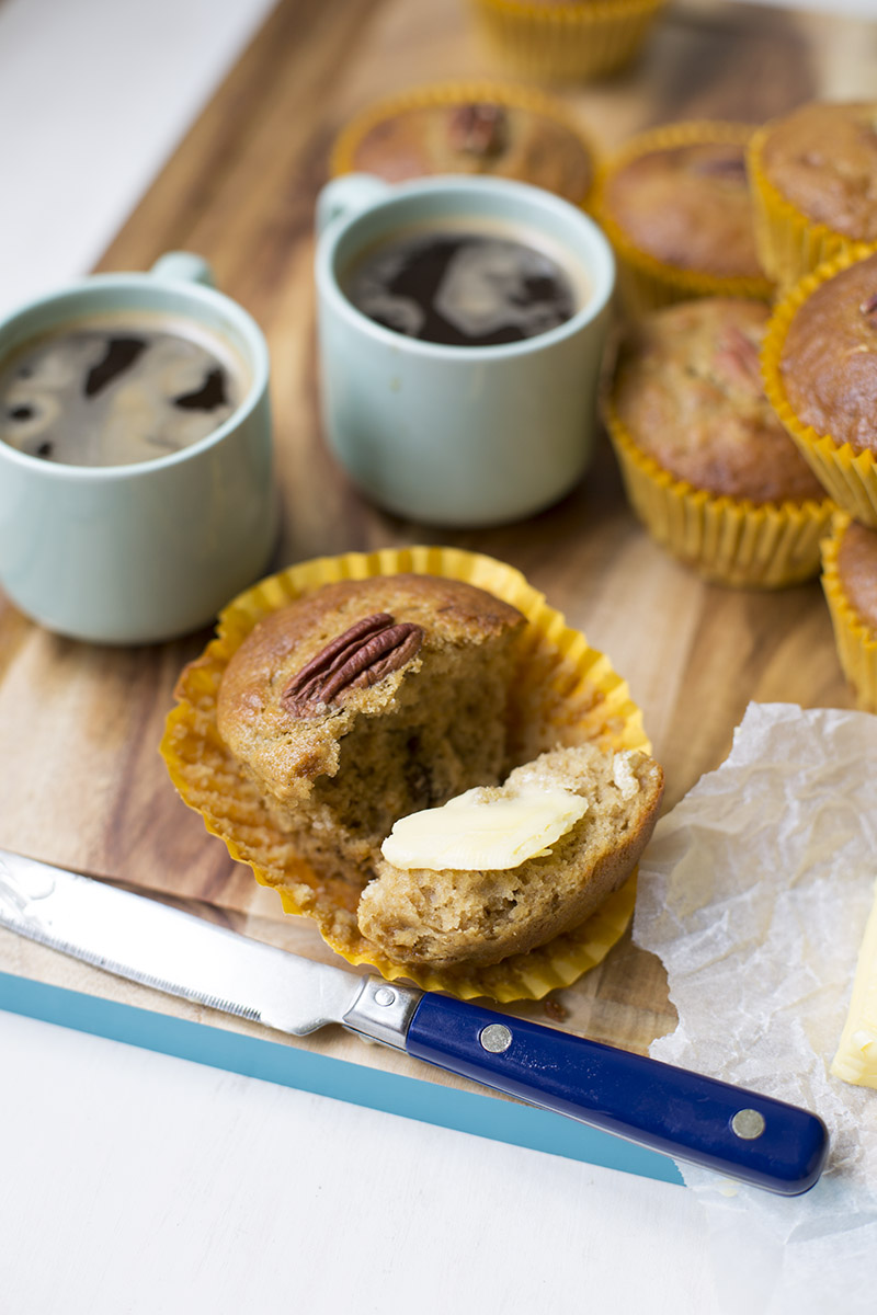 Maple Pecan Oat Muffins // The Sugar Hit