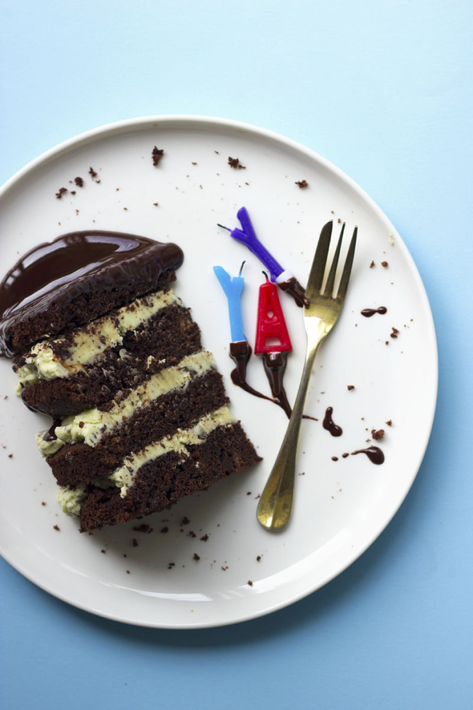 Mint Choc Chip Layer Cake! The Sugar Hit