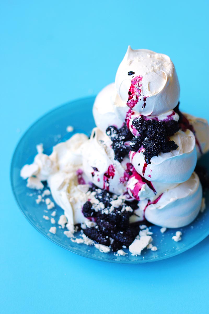 Mulberry Meringue Mess // The Sugar Hit