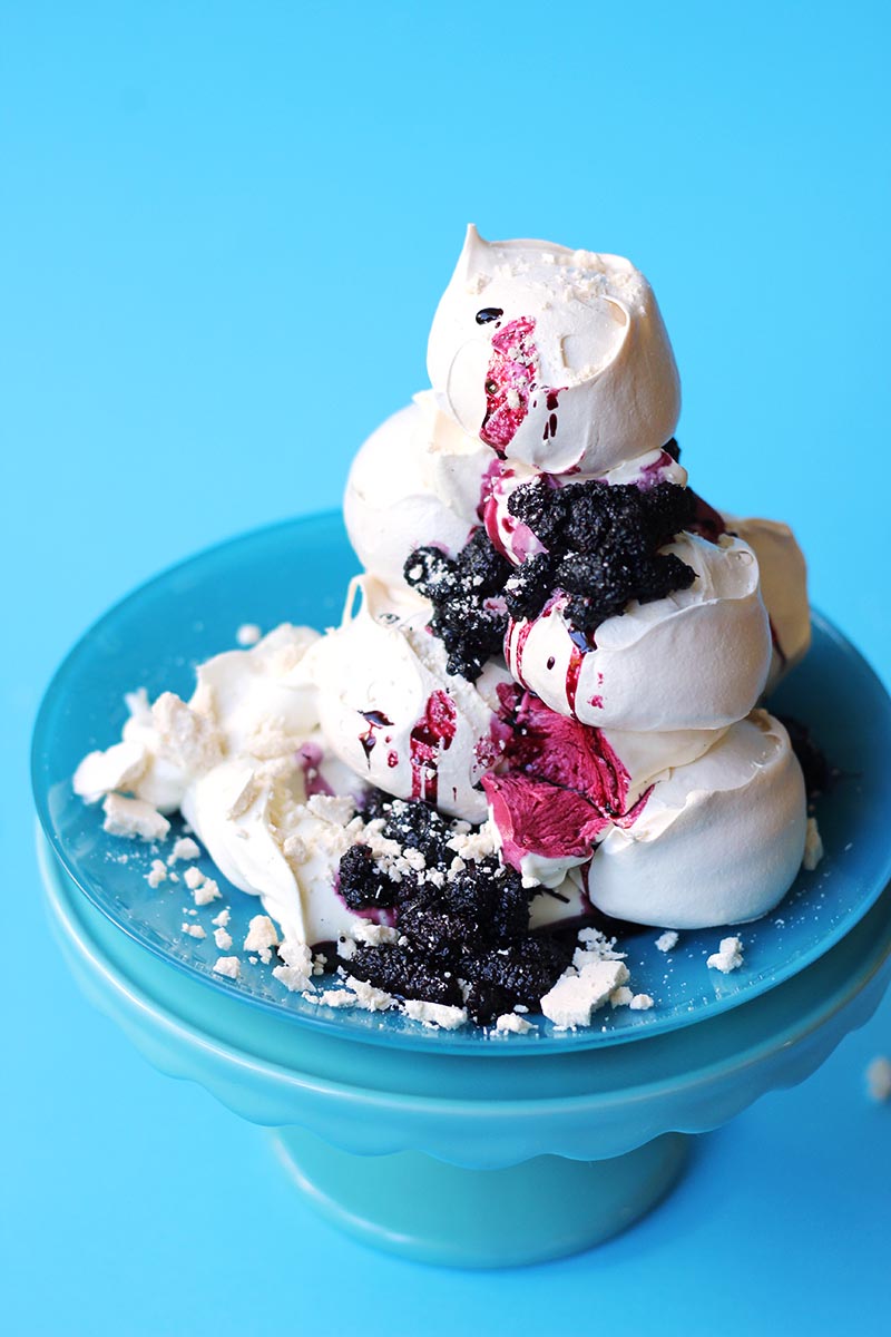 Mulberry Meringue Mess // The Sugar Hit