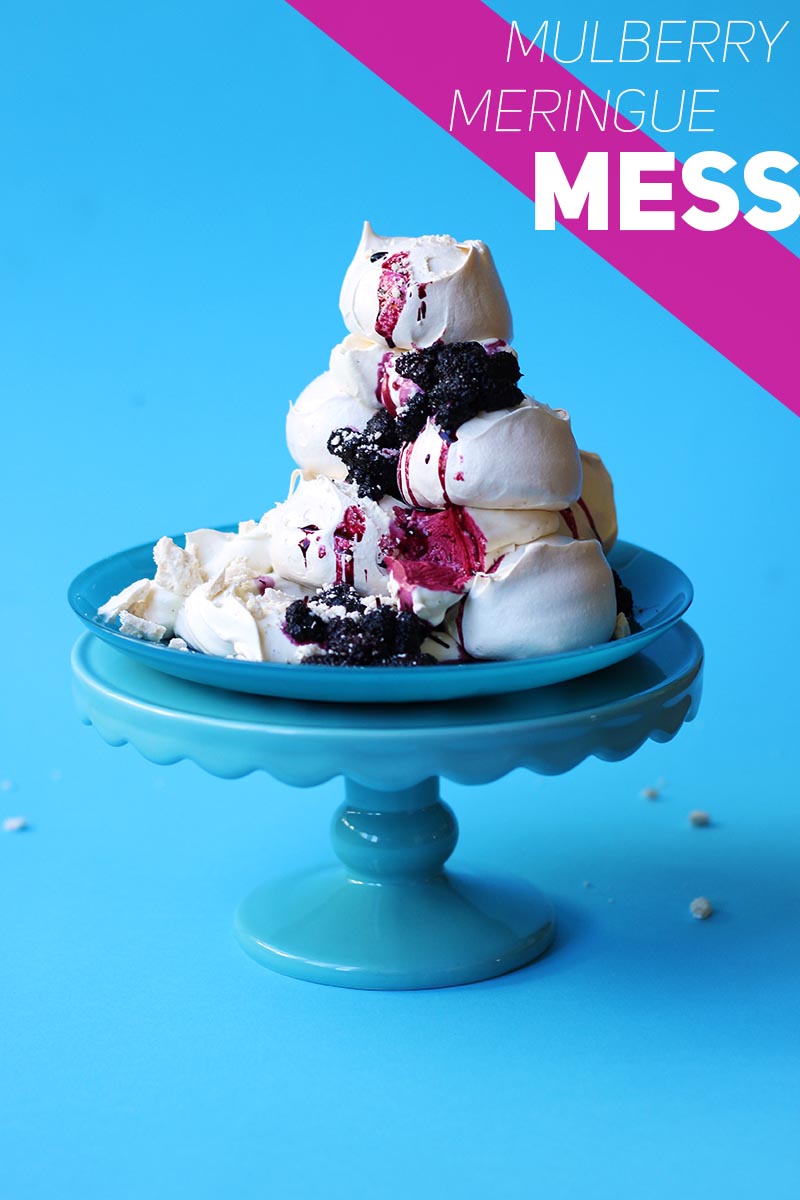 Mulberry Meringue Mess // The Sugar Hit