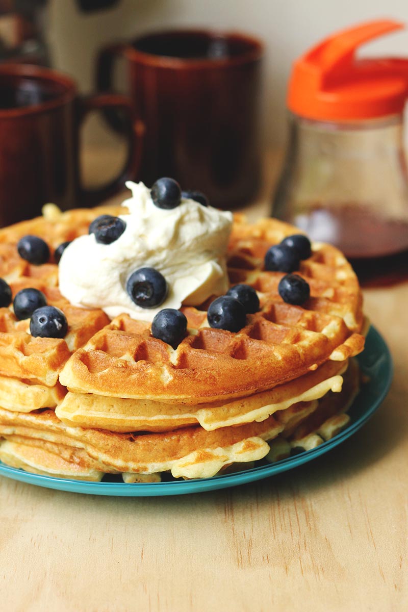 My Favourite Buttermilk Waffles // The Sugar Hit