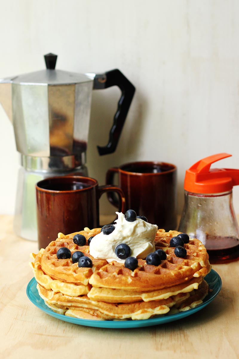 My Favourite Buttermilk Waffles // The Sugar Hit