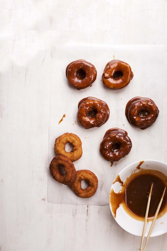 Old Fashioned Doughnuts with Salted Caramel Glaze The Sugar Hit
