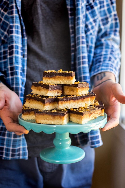 Peanut Butter Millionaire's Shortbread! The Sugar Hit