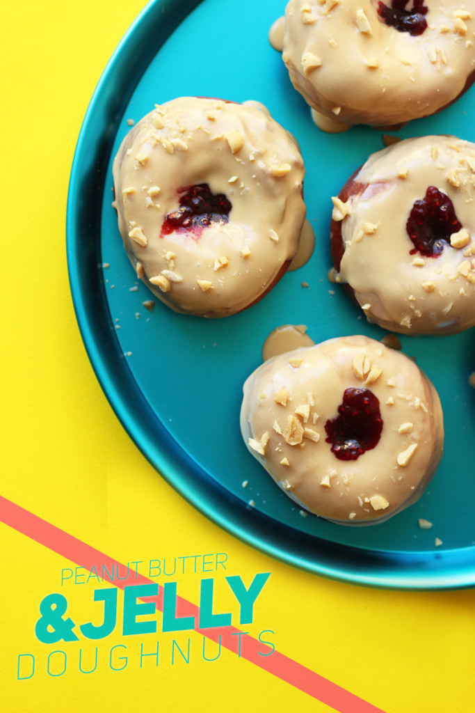 Peanut Butter & Jelly Doughnuts! The Sugar Hit