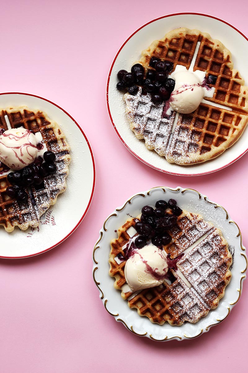 Quick Belgian Waffles // The Sugar Hit