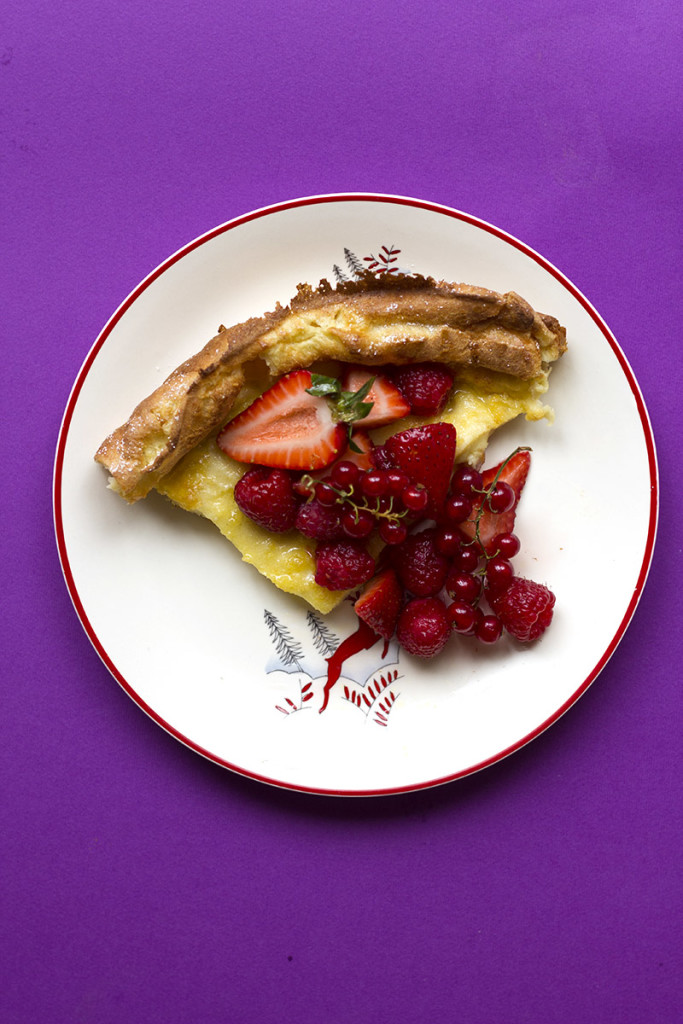 Vanilla Bean Dutch Baby with Ginger Berry Salad The Sugar Hit