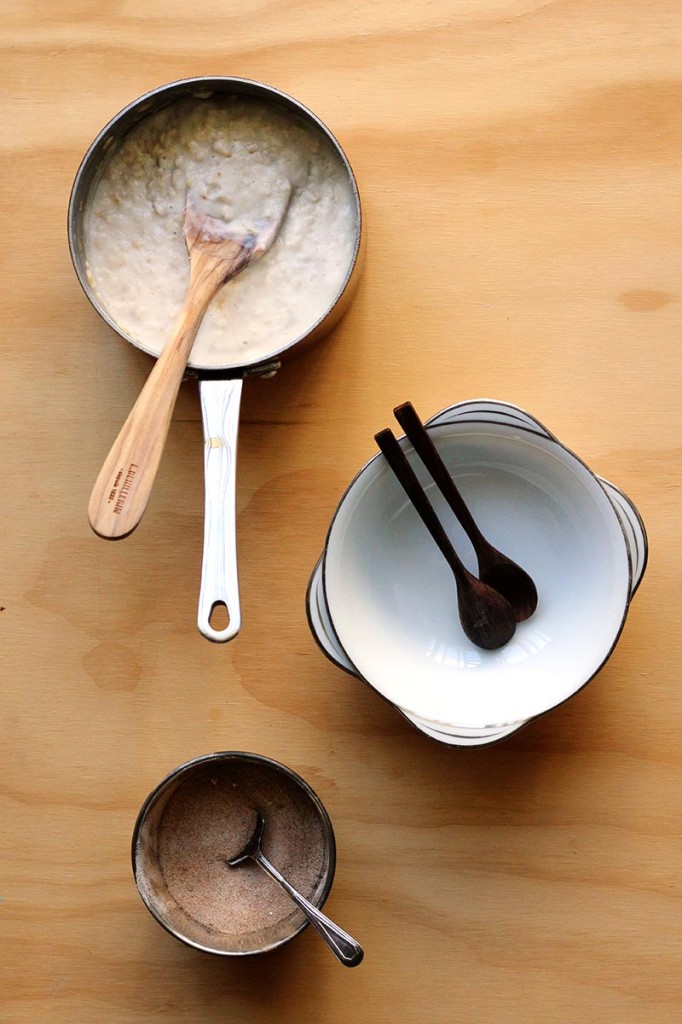 Almond Milk Porridge with Chai Spiced Sugar The Sugar Hit