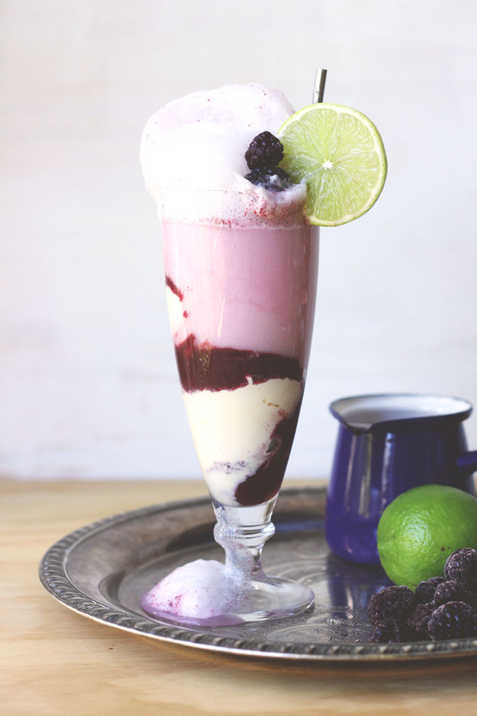Blackberry and Vanilla Ice Cream Float The Sugar Hit