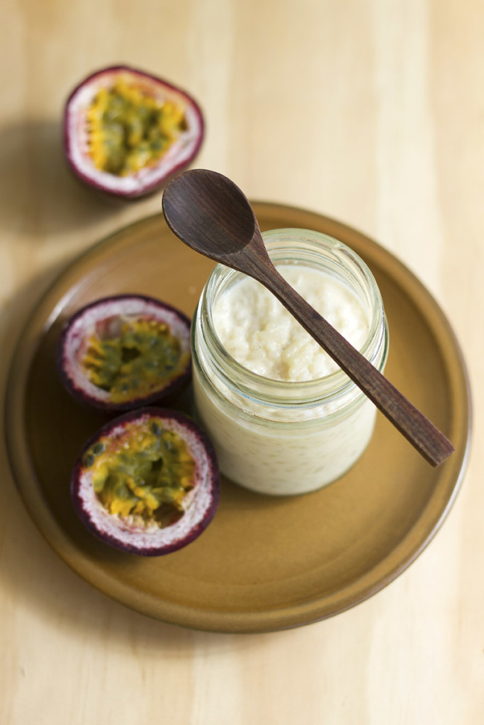 Coconut Rice Porridge with Passionfruit | The Sugar Hit