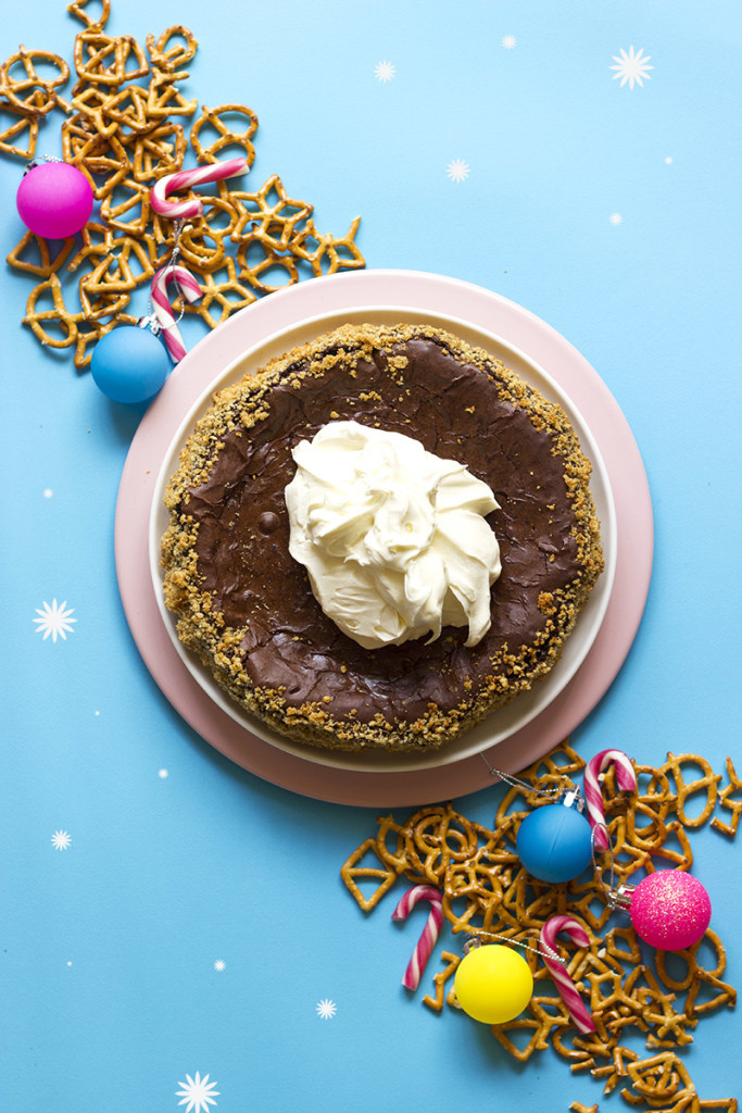 Pretzel Crust Brownie Pie + A Coles Baking Review The Sugar Hit